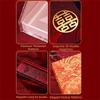 Magnetic Wedding Red Envelope Traditional Big Capacity Money Pocket Vertical Version Stereoscopic Lucky Money Bag