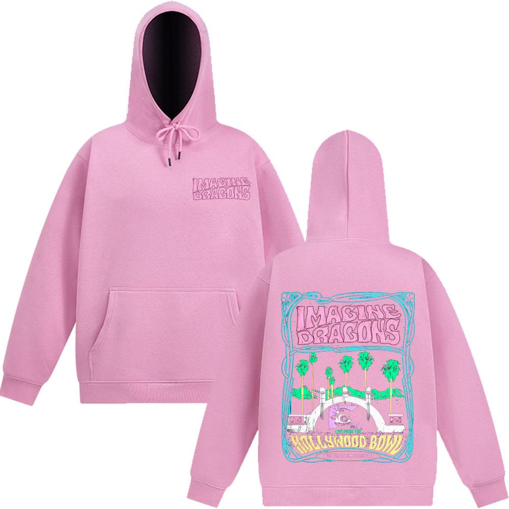 Imagine Dragons Band Loom World Tour 2025 Harajuku Sweatshirt Herren Damen Hip-Hop Pullover Heißer Verkauf Locker Lässig Übergroß Kapuzenpullover