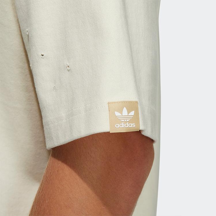 Adidas Originals, Song For The Mute Song For The Mute x Adidas Letter Logo Round Neck T-Shirt v1 Unisex Tops White HS9468