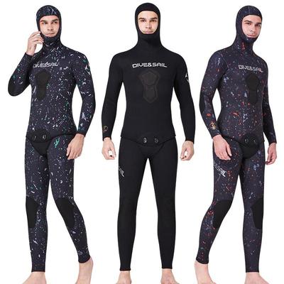 Camouflage Wetsuit met Capuchon: 1.5/3/5/7MM voor Vissen, Jagen, Winterzwemmen, Surfen