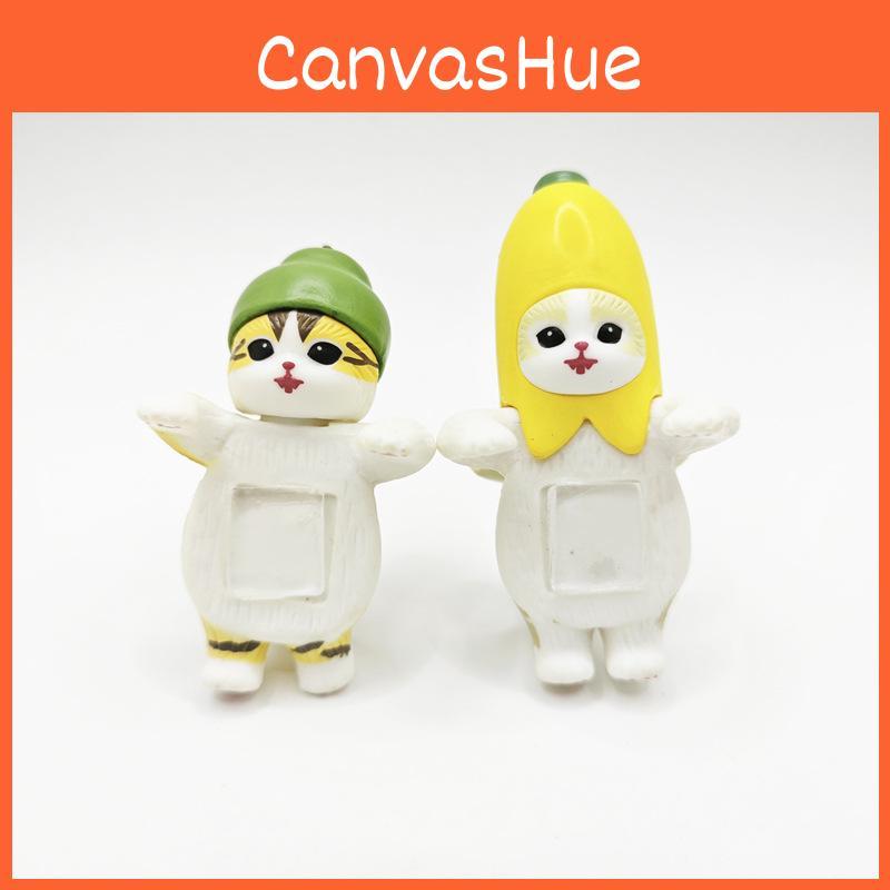 Mofusand Theme Fruit Toy Doll Small Sculpture Desktop Ornament Room Decoration