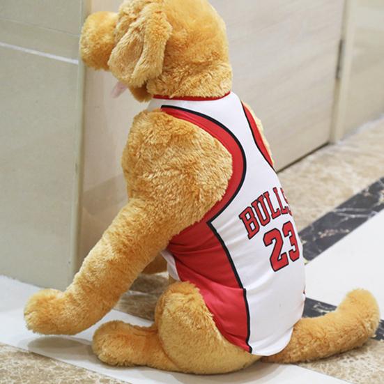 Pet Summer Mesh Letter Vest Basketball Jersey T-Shirt Sportswear Dog Clothes