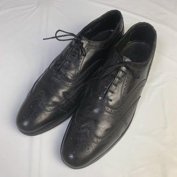 

Vintage Florsheim Imperial Kenmoor Business Shoes Black 11.5 27.5-28.5(USED)