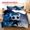 Hollow Knight Pattern Bedding Quilt Set  Home Decoration  Gift (1 * Duvet Cover + 2 * Pillowcase  Without Core)