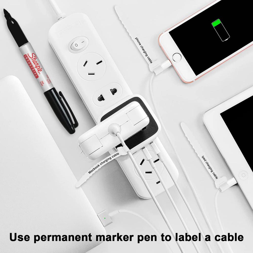 11/1/pcs Reusable Soft Silicone Fastening Cable Ties Cord Organizer for Earphone Mouse Cable Winder Portable Wire Organizer