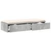 Bed Drawers Concrete Grey 90 x 36.5 x 16.5 cm Engineered Wood