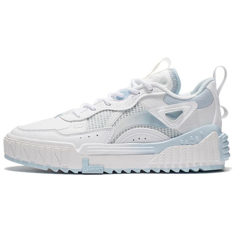

Li Ning New Journey Low top Skateboard Shoes Women s White Blue AGCS076-3 36