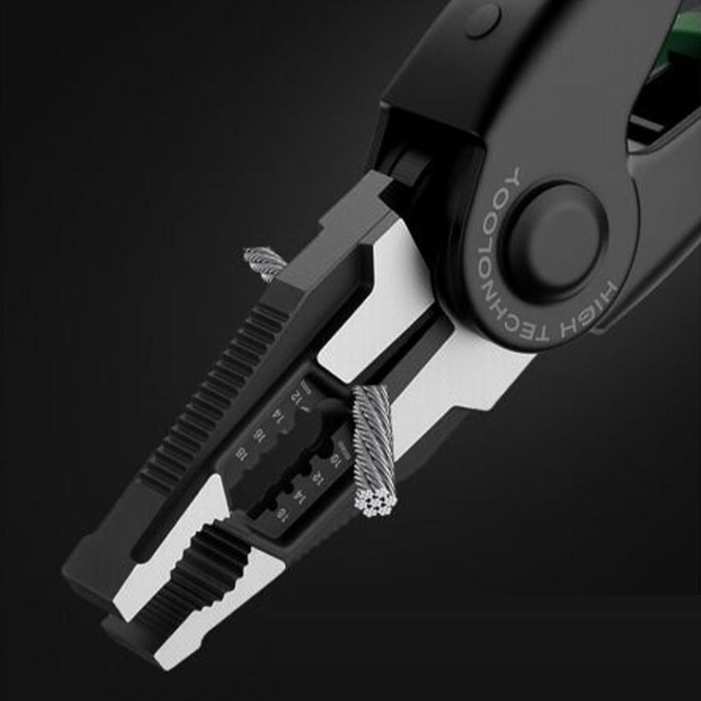 Wire Cutter Stripper Wire Splicer Multipurpose Plier Hand Tool For Industrial Electric Cable Automotive Maintenance Repair