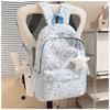 Schoolbag Schoolbag New 1011 Japanese Ins Cute Star Backpack Large Capacity Lightweight Versatile High Value Backpack Tide