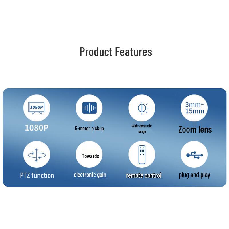 Hikvision DS-UVC-V102 HD 2MP USB Video Conference Camera