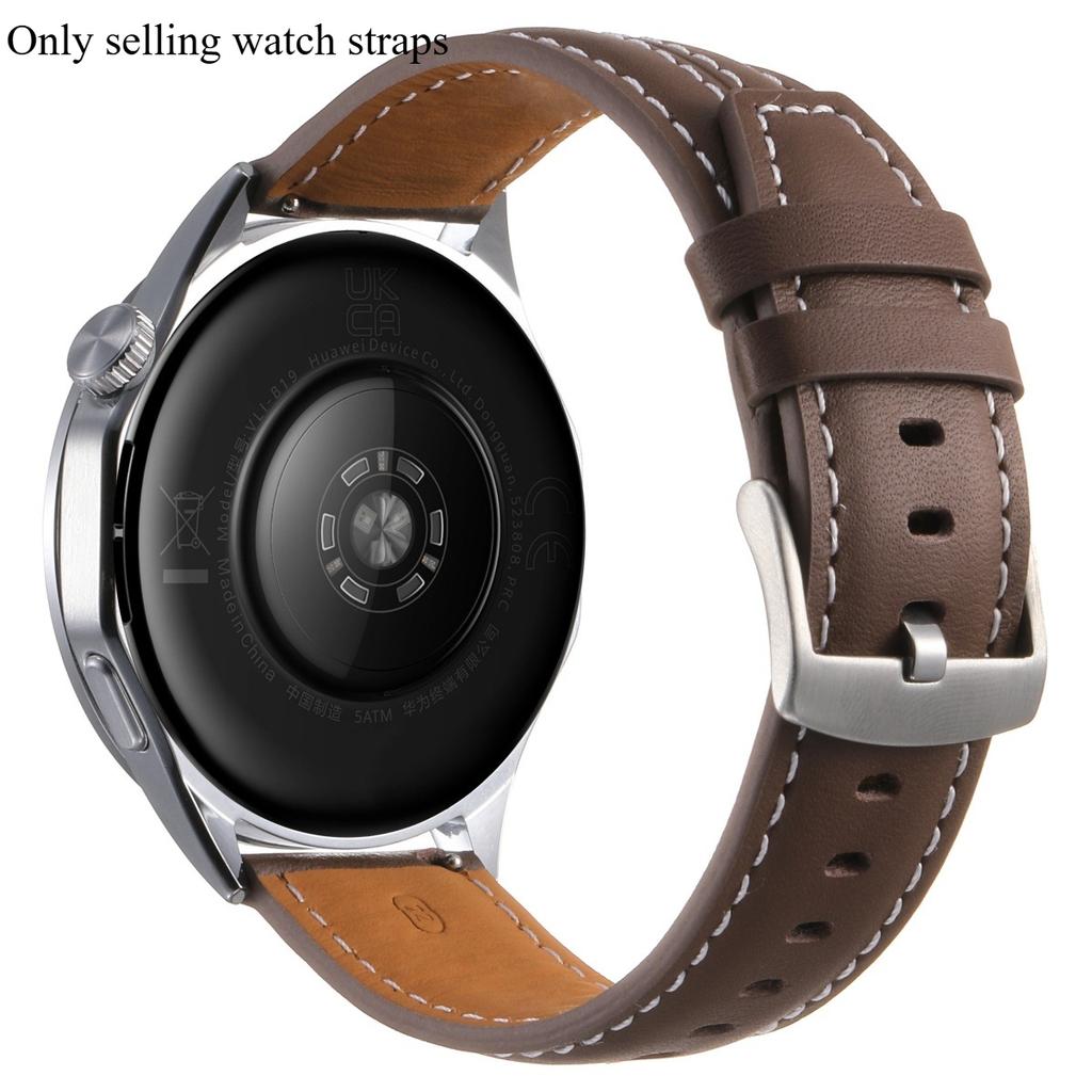 18/22mm Leather Watch Strap For Huawei Watch GT6 46mm Bands Soft Leather Wristband Bracelet For Huawei Watch GT5 4 3 GT5 GT6 Pro