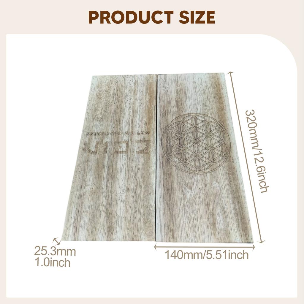 Deski Sadhu Drewno Biuro Medytacja Podróże Relaks Siłownia Domowa Przenośny Masaż Drewniane Deski Jogi Praktyka Jogi Masażery Stóp