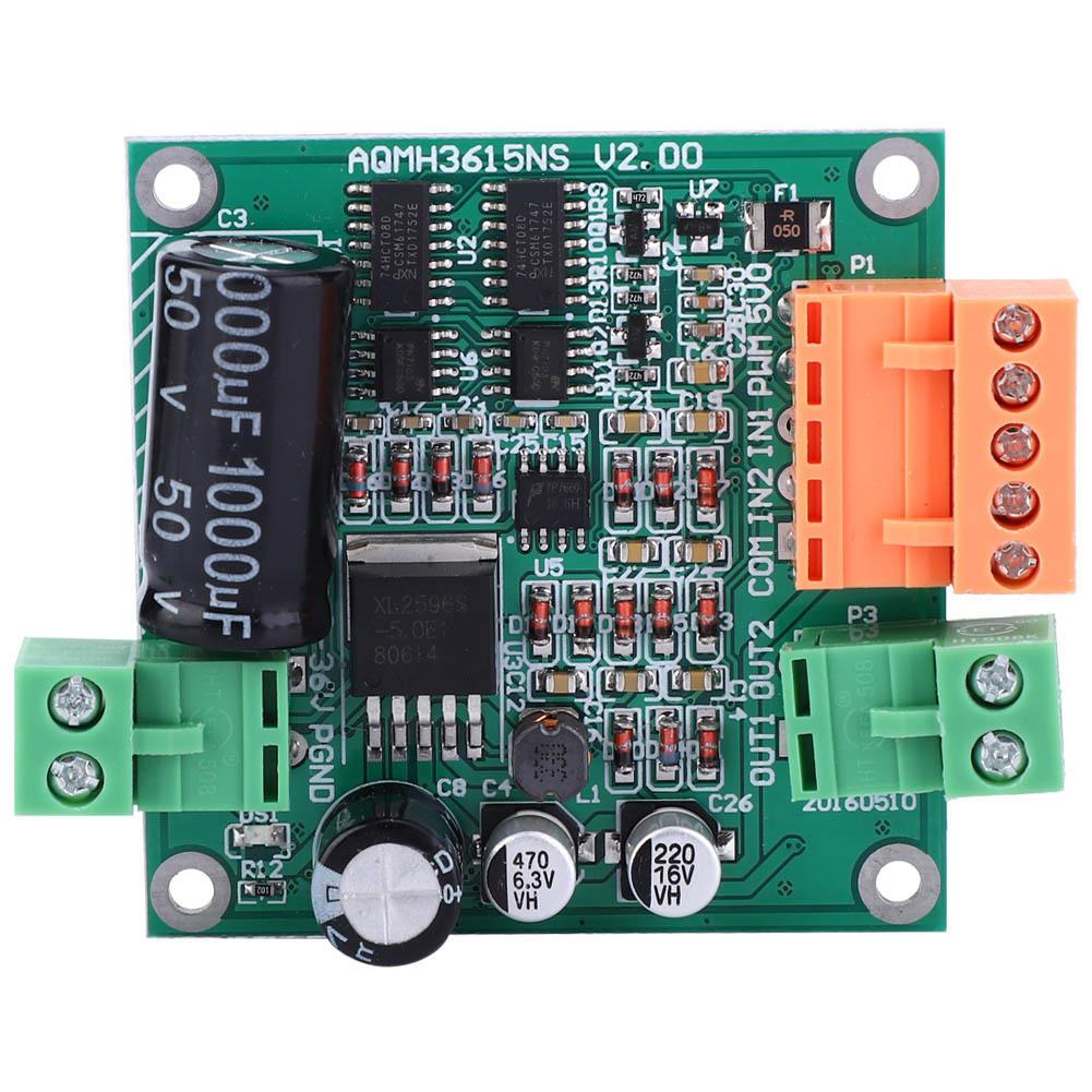 

Large Power DC Motor Drive Board 122436V H Bridge Positive and Reverse Rotation Full PWM