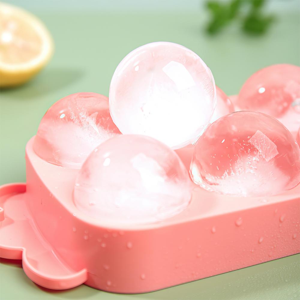Ice Box Sanitary High Quality Material Spherical Ice Lattice Mold Easy To Demoulde Fall-proof Random Color Covered R