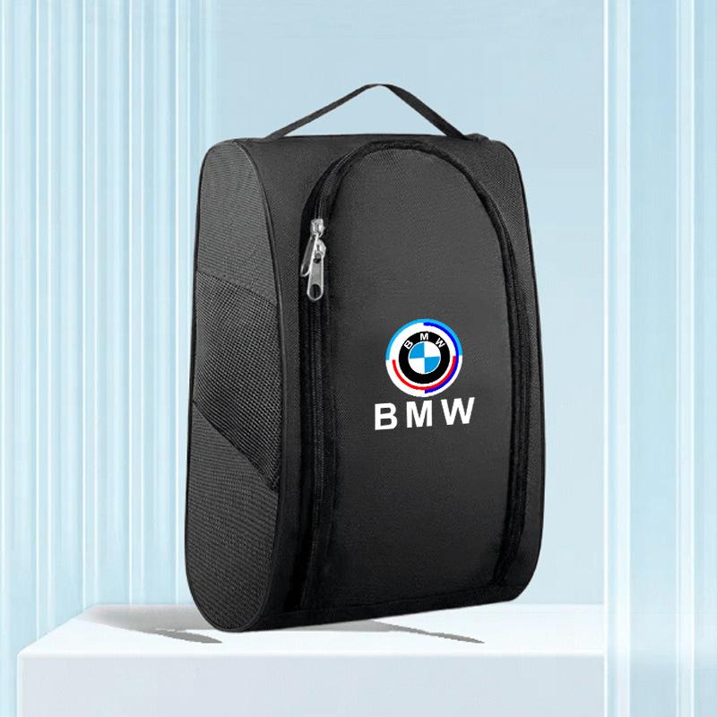 Car Logo Sneaker Storage Bag Travel Outing Shoe Storage Tools For BMW 50th F10 F30 E46 G28 G20 G30 E60 E39 G30 interior sticker gzhw17