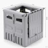 Foldable Portable Toilet Bucket Car with Lid Travel Potty Vehicle for RV