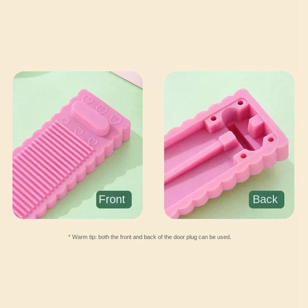 PVC Door Stopper Safety Doorstop Creative Floor Holder Bedroom