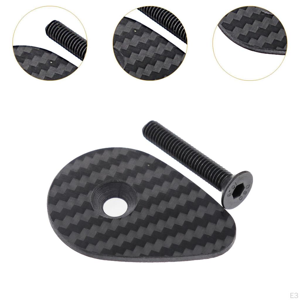 Bicycle Headset Cap In Carbon Fiber, Lightweight Stem Cover for Bike Repair