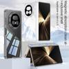 Soft Side-wrapped Anti-fingerprint Magnetic Hinge Transparent Phone Case For Honor Magic V5 Camera Protect Cover