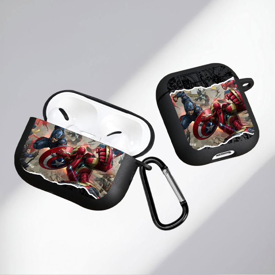 Marvel Comics Captain America Soft Earphone Cases Cover Case For Airpods 3 Pro2 Pro 4 1 Pro3 2