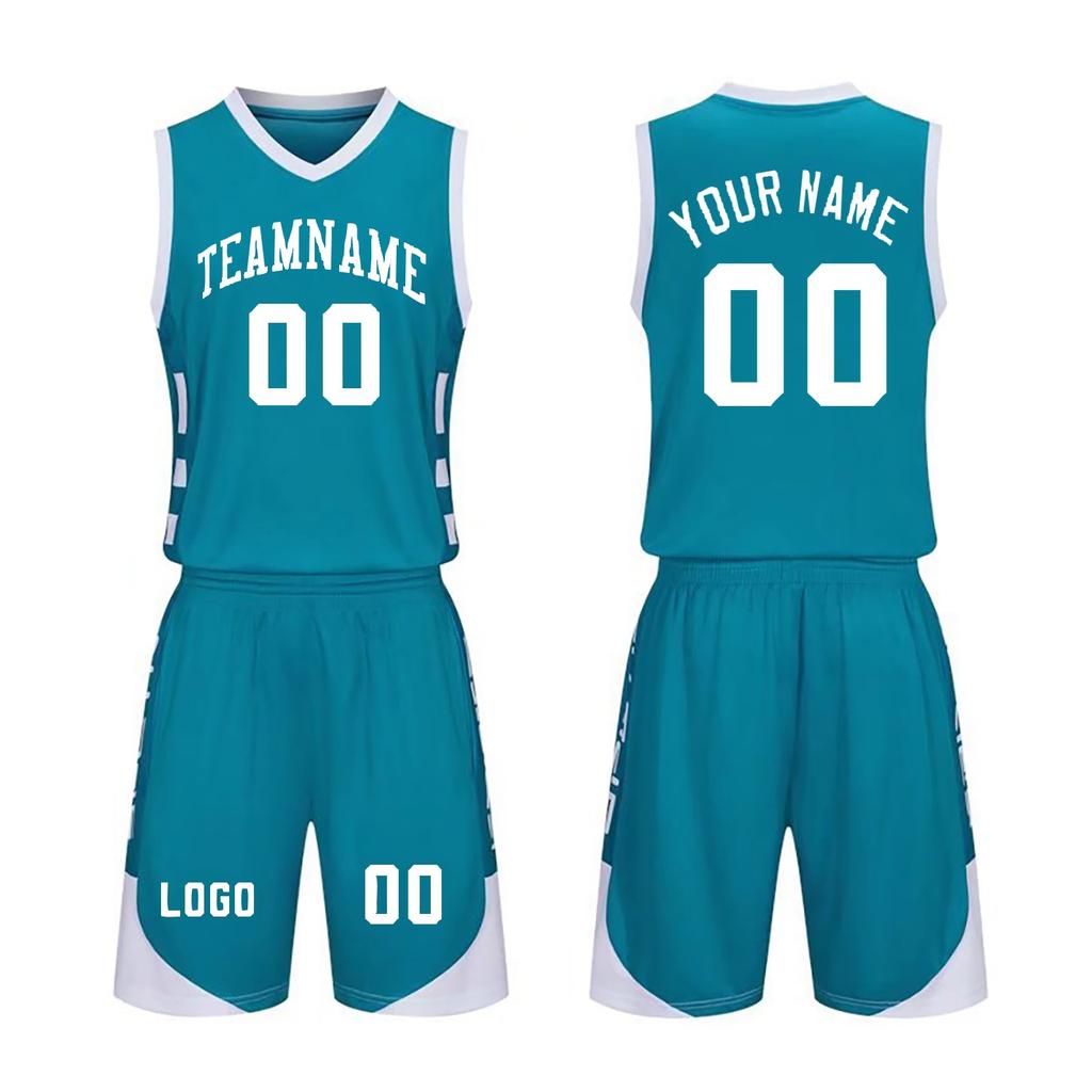 Customizable Basketball Set 2 Piece DIY Sports Uniform for Men Women