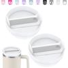 2 Pcs Replacement 20/30 oz Dustproof Spill Proof Resistant Tumbler Lid for Stanley Cup,  Fit for Stanley and More Coffee Mugs