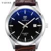 Top Brand New Men's Fashion Quartz Watch Men's Luminous Calendar Business Watch