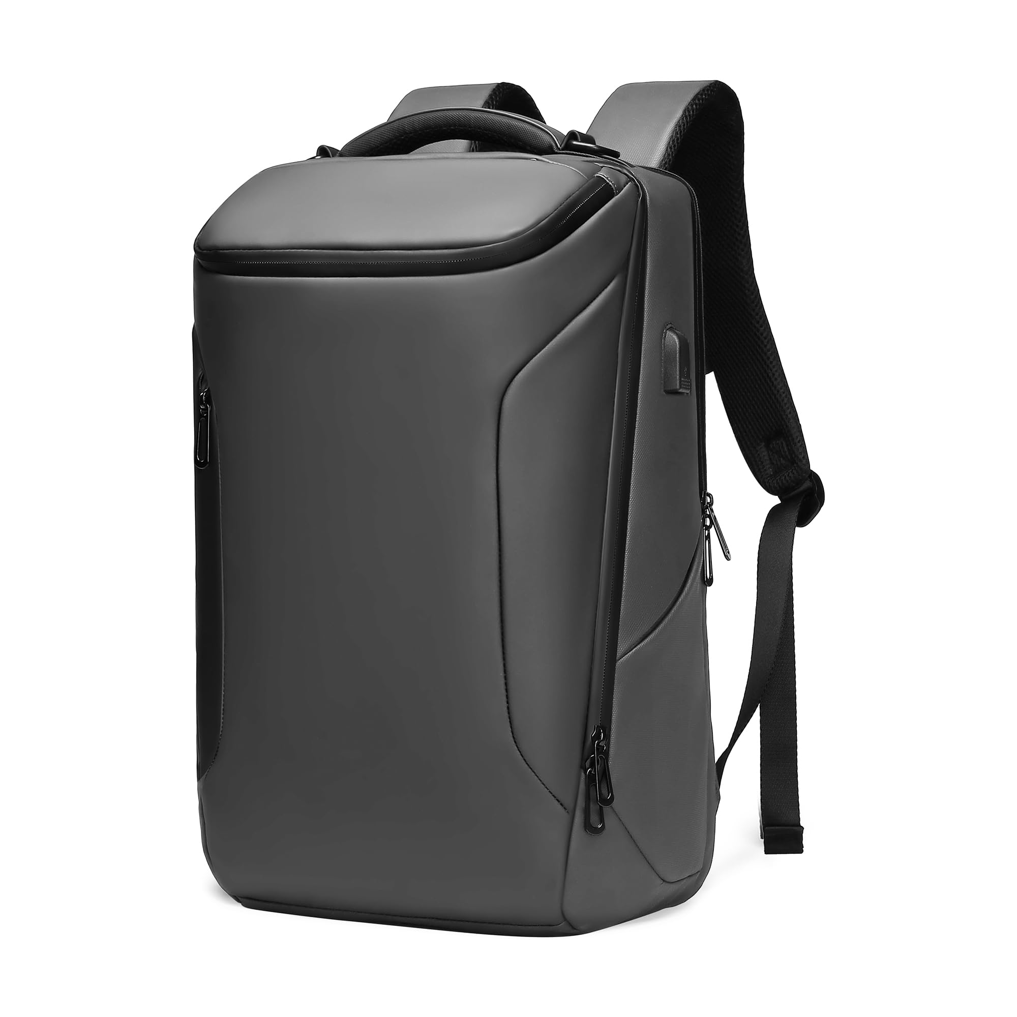 

Большой Водонепроницаемый Рюкзак [SUNOGE] для бизнеса, стильный, мужской, вместительный, с USB-зарядкой, для ноутбука ПК, 17-дюймовая сумка, на молнии