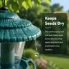 With Suspension Wire Bird Feeding Container Transparent Container Bird Seed Container  Garden Use