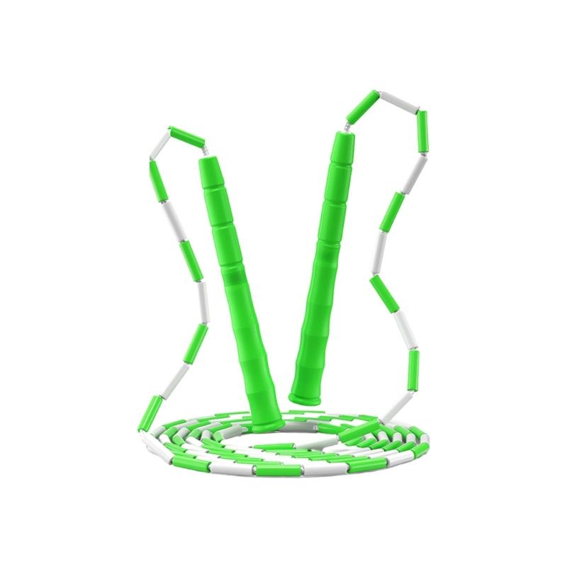 Childs Safe Skipping Rope Colorful Rotating Beads Regulable Handle Rope for School Home Exercises