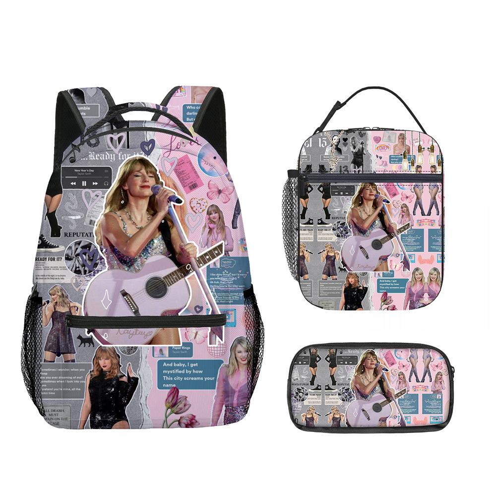 Taylor Swift Taylor Swift School Bag Children S Backpack Backpack Lunch Bag Pencil Case Pencil case