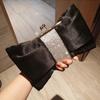 Woman Evening Bag Rhinestone Clutch Crystal Dinner Clutch Wallet Wedding Purse Party Banquet  Black Butterfly