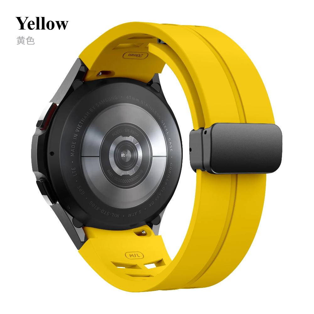 Magnetisches Silikonarmband ohne Lücke für Samsung Galaxy Watch 7 6 5 4 44mm 40mm Pro 45mm Armband Galaxy Watch6 Classic 43mm 47mm Band