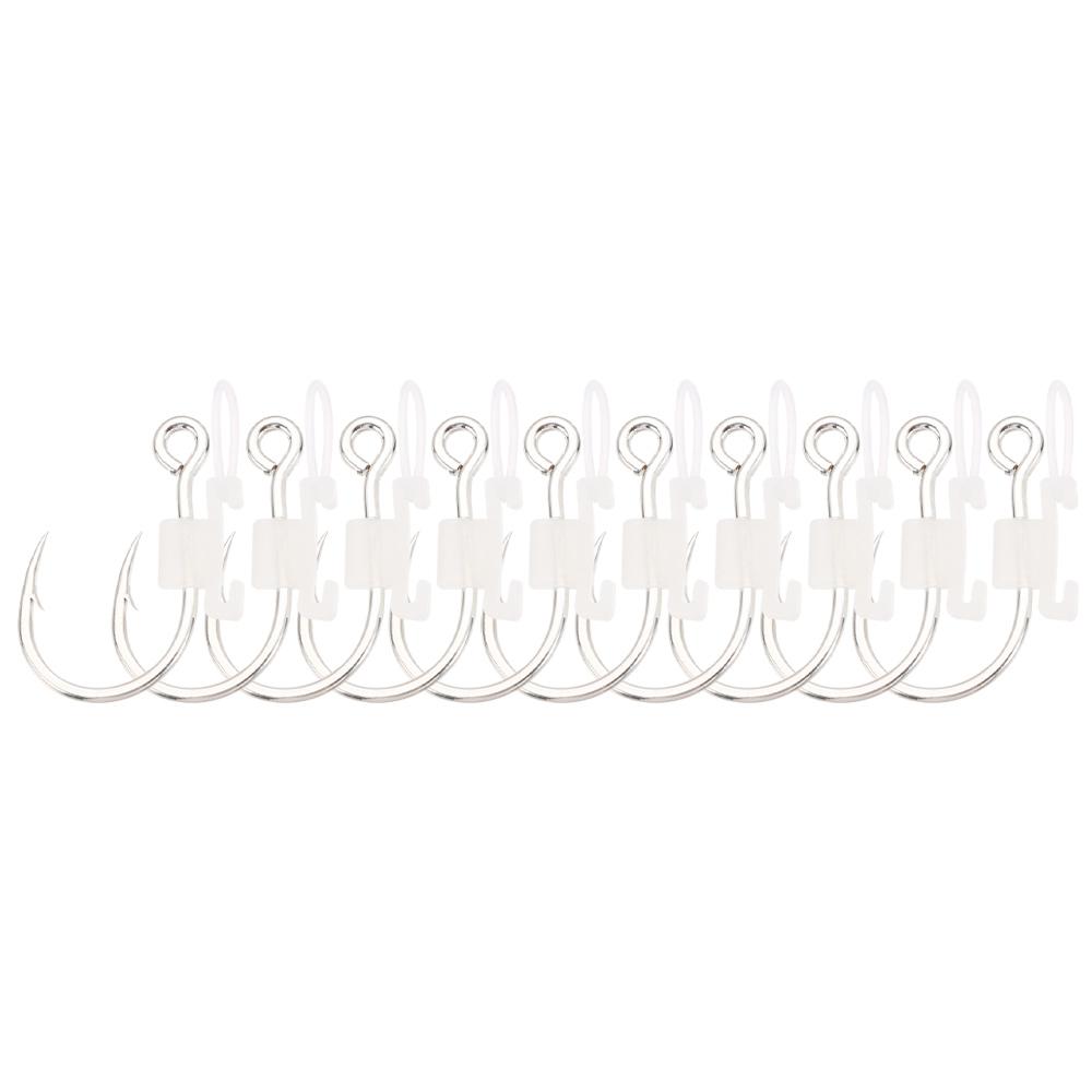 5/10/20Pcs Stainless Luminous Live Shrimp Hooks Sharp Barbed String Hook  for Fishing Accessories