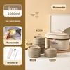 304 Stainless Steel Leak-Proof Multi-Layer Insulated Lunch Box for Office Workers & Students, Microwave Safe & Portable