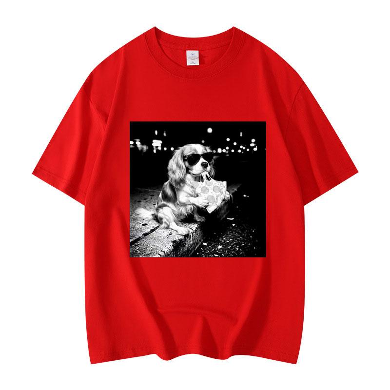 Funny Cavalier King Meme Tshirt Unisex Women Fashion Vintage Short Sleeve Tshirts Summer High Quality Cotton Oversized T Shirts