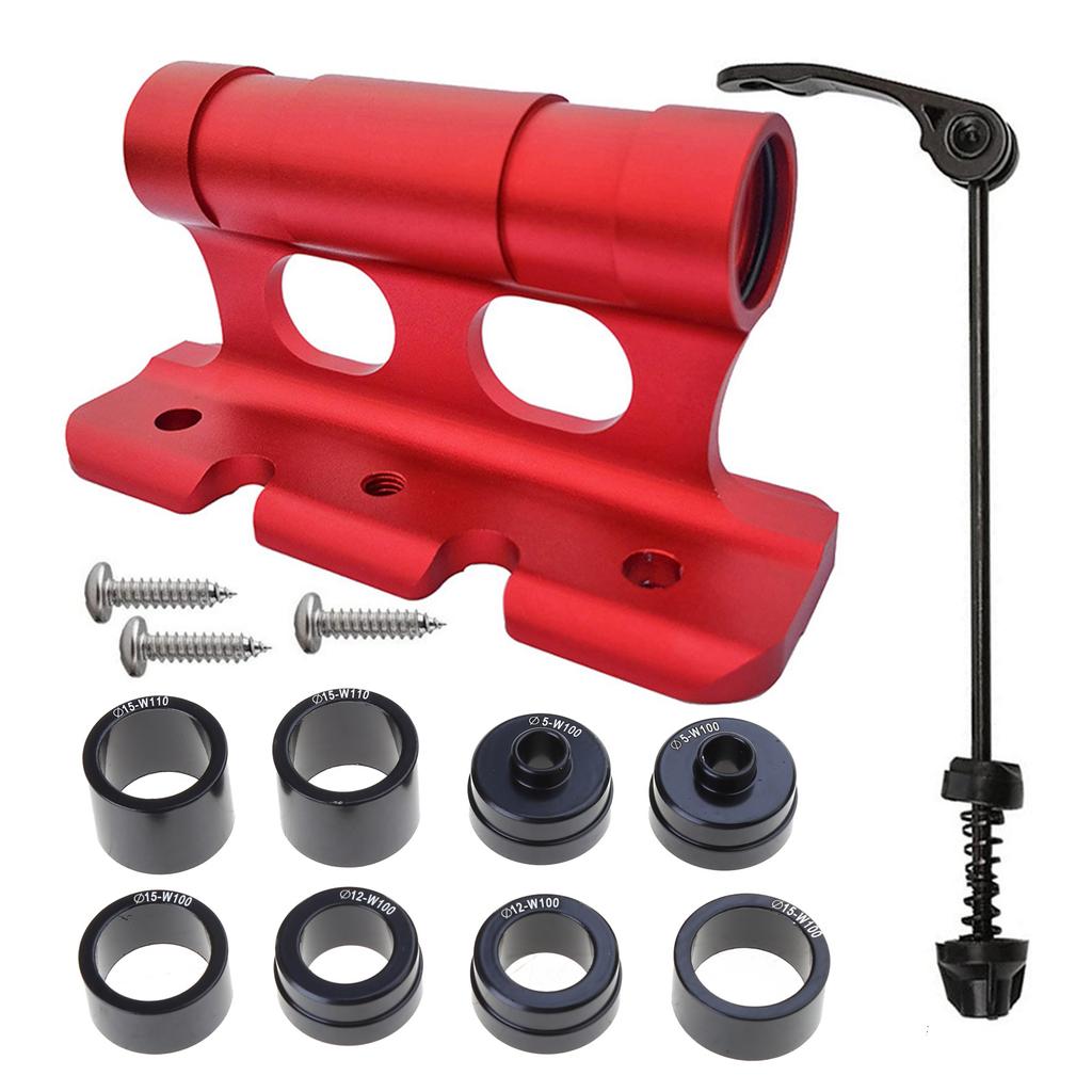 Quick Release Bicycles Front Fork Bracket Car Roof Rack Mount Aluminum Alloy Bike Block Fork Mount with Adapters