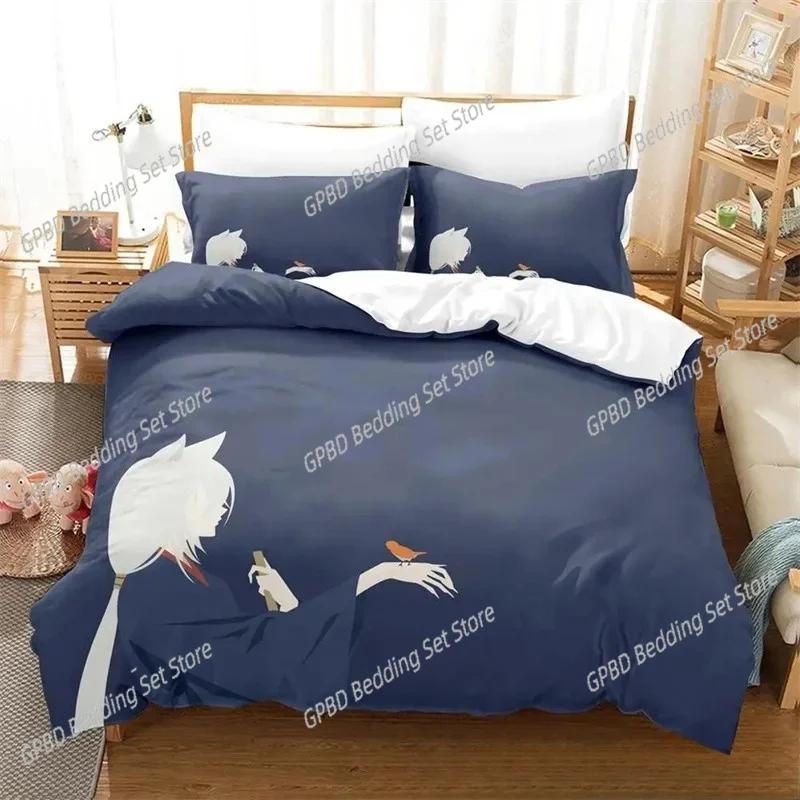 Comforter 3D Print Kamisama Kiss Tomoe Anime Bedding Set Boys Girls Twin Queen King Size Bed Boys Adult