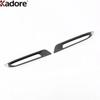 For Toyota Bz4x    2024 2025 Carbon Fiber Rear Fog Light Lamp Cover Trim Tail Foglight Bezel Trims Car Accessories