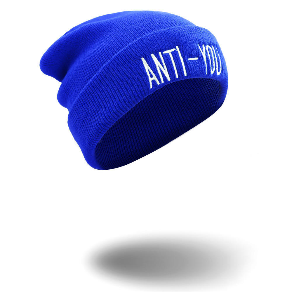 Buy ANTIYOU Letter Embroidery Wool Hats Men and Women Hiphop Autumn