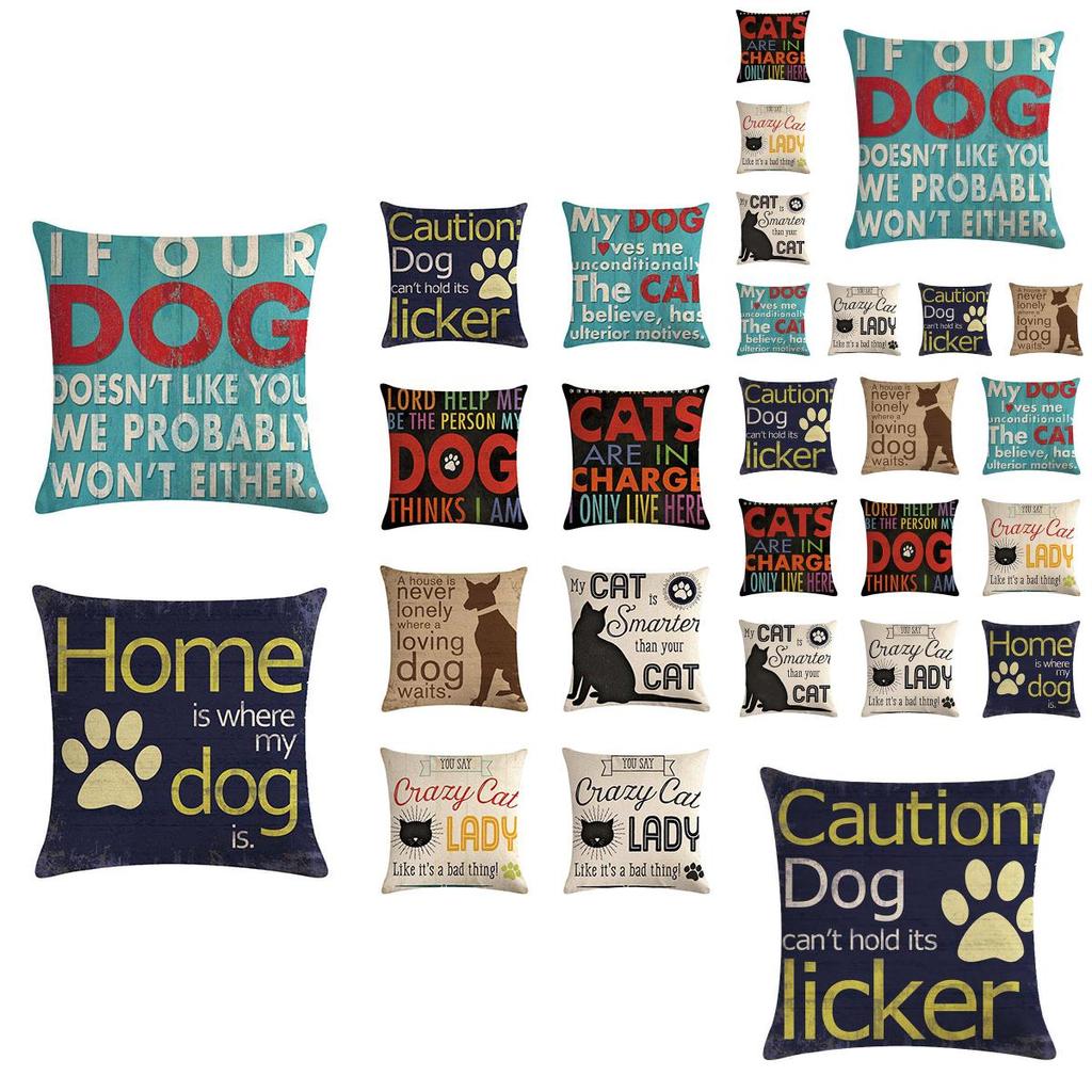 Versatile Cotton Linen Pillow Cover For Sofa Chair Car Seat Decoration