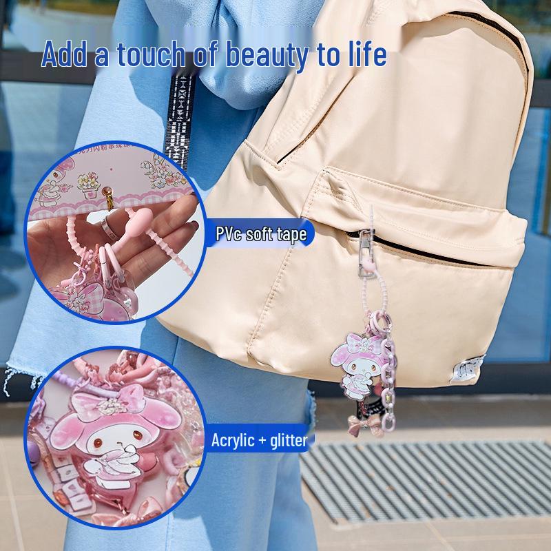 Sanrio Kuromi & Cinnamoroll Akrylowa Zawieszka do Torby Breloczek