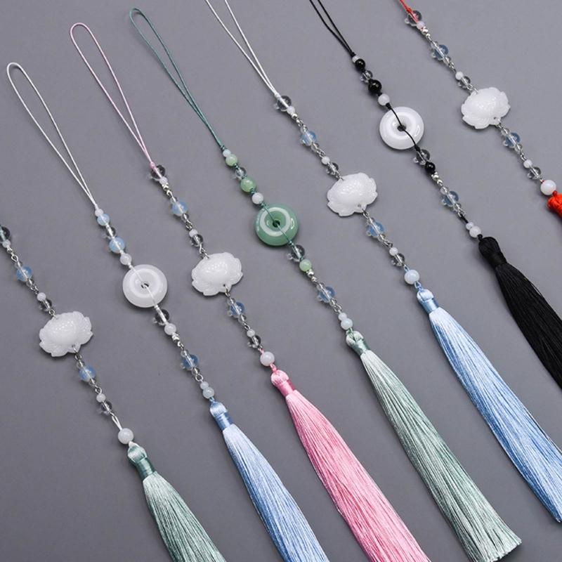 Hanfu Tassels Pendant Versatile Waist Pendants Imitation Jade Charm Adornment
