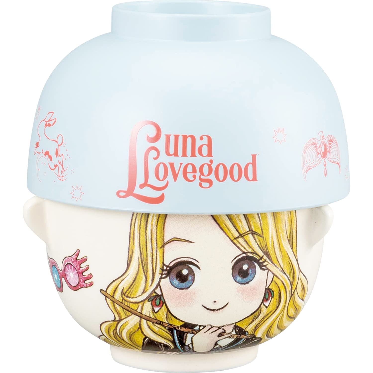 

SunArt Harry Potter Luna Soup Bowl and Rice Bowl Set, Mini, Approx. 200ml, Made in Japan, SAN3861-4