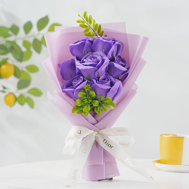 Scented Soap Rose Bouquet: Perfect Gift for Mother's Day, Valentine's, Birthdays - Ideal for Girlfriends, Moms, Besties, Teachers.