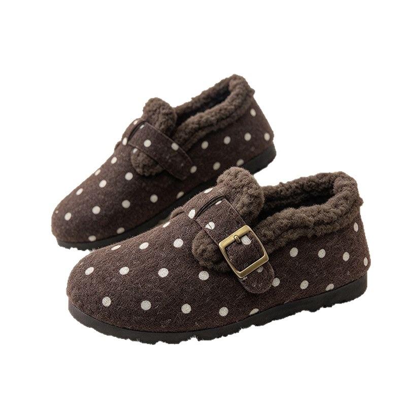 New Style Shoes - Winter and Autumn Cotton Women's Shoes, Comfortable and Lined with Padding.