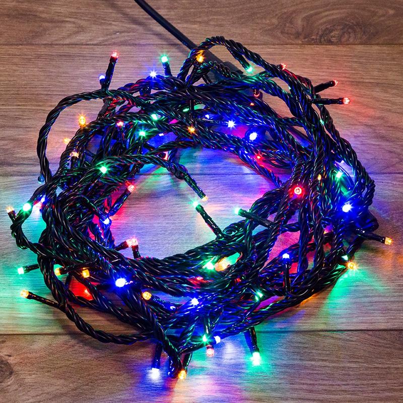 

Garland Neon-night twinkle Light 10 M Black Pvc 100 Diodes Color Multicolor 303-139