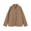 CROQUIS Men's 2024 Spring Wool Blend Loose Fit Lapel Short Jacket