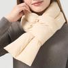 Korean Autumn and Winter Scarf  Down Cloth  Warm Scarf  Women's High End Fashion and Versatile Outdoor Men's Neck Protection and Cold Protection Scarf