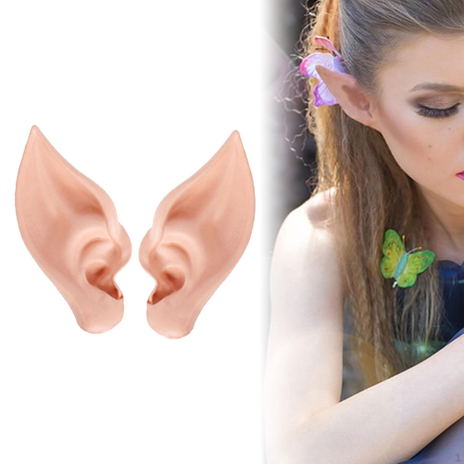 

Ельф Вуха Фея Хеллоуїн Пряма трансляція Реквізит Вечірка Маскарад Ельф бежевий